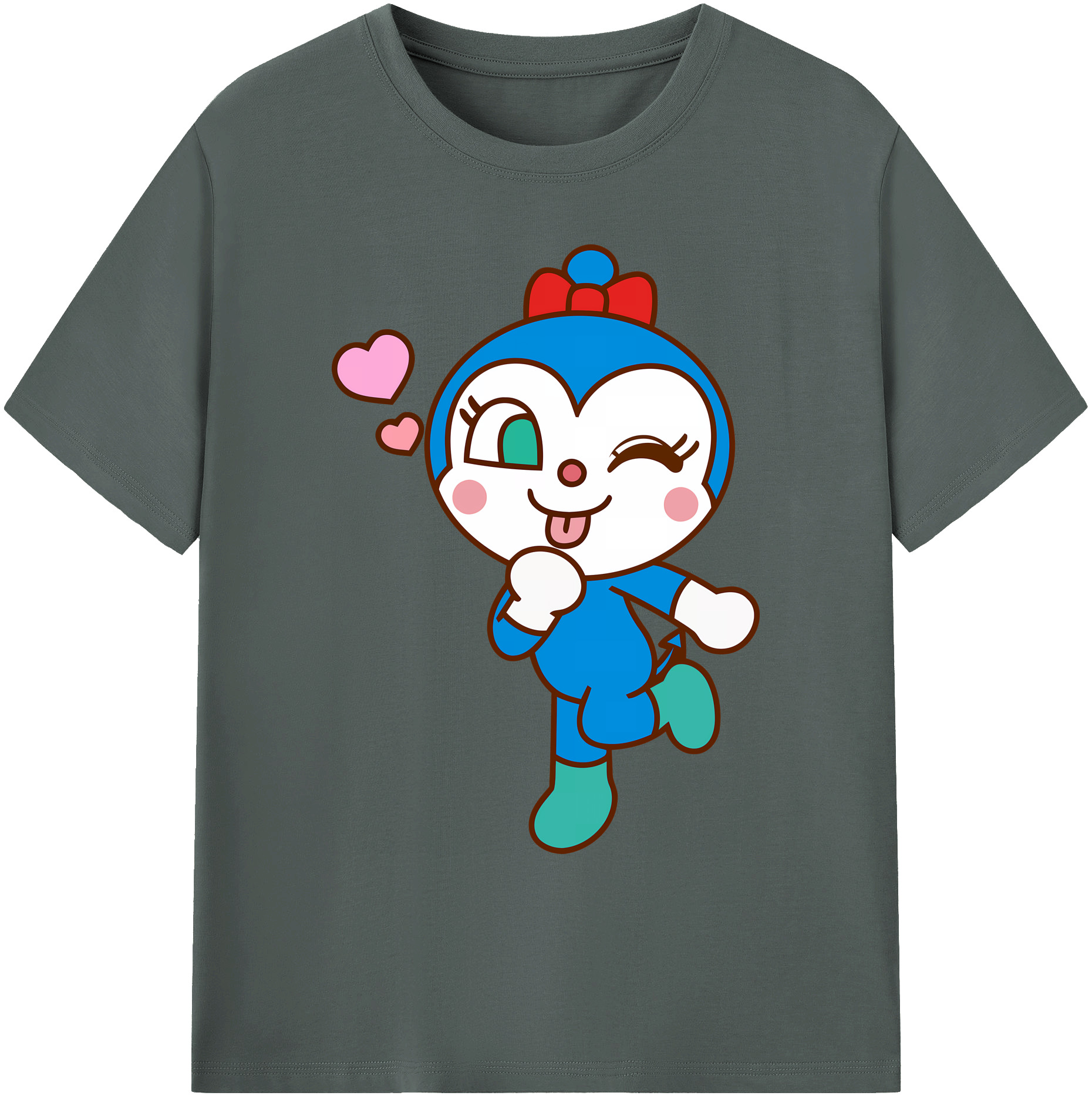 （画像用） アンパンマン Anpanman 綿100％ メンズ半袖Tシャツ｜肌触りやわらか＆通気性